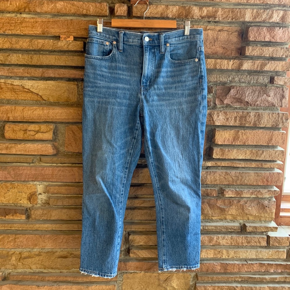 Madewell High Rise Slim Crop Boyjean